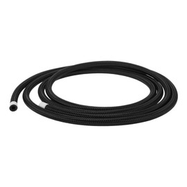 INFINAUTO AN4 Fuel Line Hose 4AN 9ft Vacuum Hose Automotive Fuel Hose CPE Rubber,Nylon Braided Black