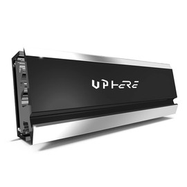 upHere M.2 2280 SSD Cooling Heatsink Aluminum Alloy with Thermal Pad Set [M201-BK]