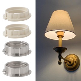 EMSea 20pcs G9 Light Socket Rings Lamp M20 Shade Holder Adapter Rings G9 Lamp Shade Reducer Ring Retainer Rings for Light Fixture