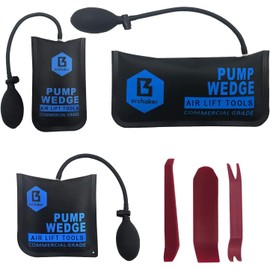 Air Wedge Bag Kit,Air Wedge Bag Pump, 3 Pack Commercial Inflatable Air Wedge Pump Bag Tool, Professional Leveling Kit & Alignment Tool, Air Bag Tool for Variety of Jobs (3 PCS)