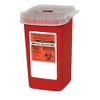 Global Sharps Container Biohazard Needle Disposal Container - 1 Quart