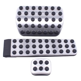 Pedal Caps Pedal Cover Foot Pedal Brake Pedal Accelerator Pedal Parking Brake Pedal Pedals Cover for W202 W203 W124 W210 W211 CLC CL203 W220 W140 W221 SL R129 R230 CLK C209 SLK R17 0 R17 1 CLS C219 SLR R199