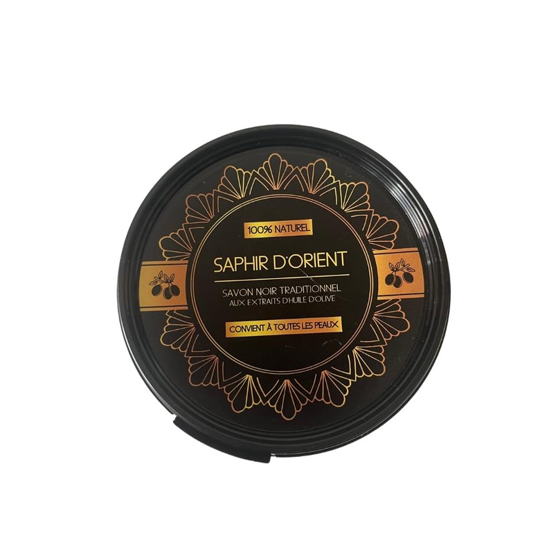 Saphir d'Orient Black Soap - Morocco - Beldi Soap -