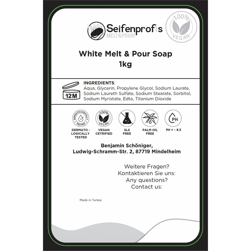 Shea Butter Raw Soap Base – Pouring Soap (SLS-Free)