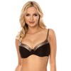 VIVISENCE Women's Bikini Bra Push-Up Swimwear Underwired Cups Classic 3224,