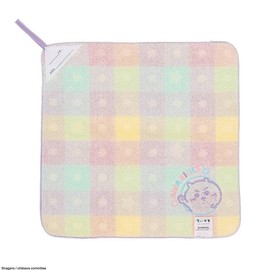 Chiikawa Wash Towel with Loop (Approx. 13.4 x 13.8 inches (34 x 35 cm) Pastel Dot Shower