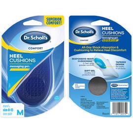 Dr. Scholl’s Comfort Heel Cushions for Men, 1 Pair, Size 8-13