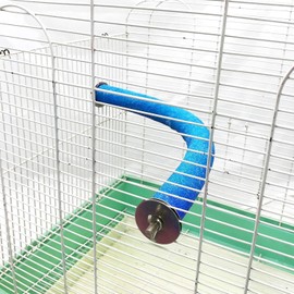 Litewoo 3 PCS Bird Perch Stand Toys Set Wooden Parrot Stand Platform Grinding Paw Trim Beak Nail Stick Cage Accessories Exercise Toys for Small and Medium Birds Parakeet Budgie Cockatiel Cockatoo