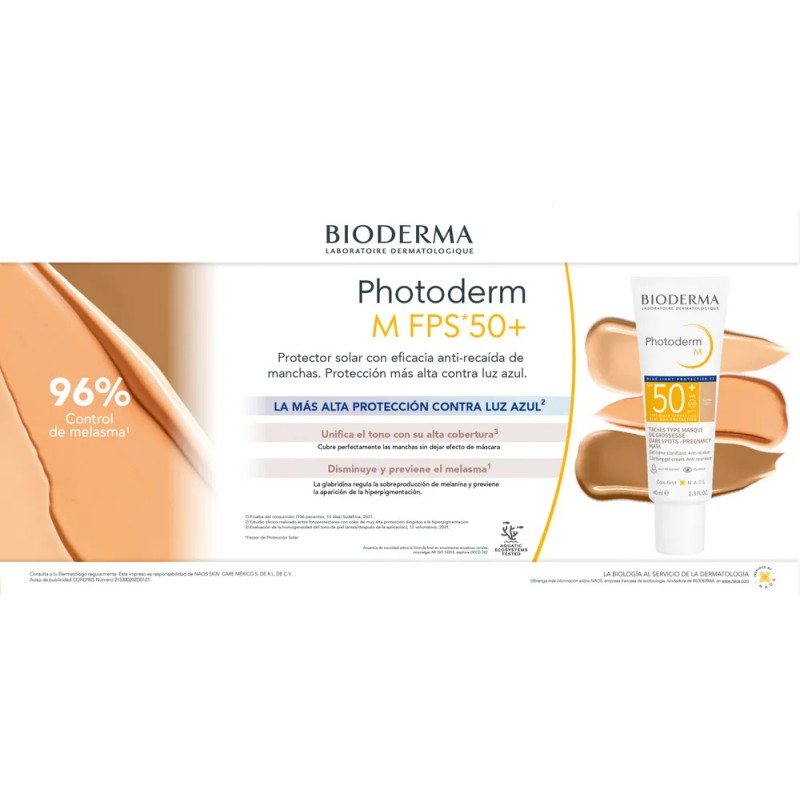 Bioderma Photoderm M Fps50+ Tono Bronce | Piel Hiperpigmenta