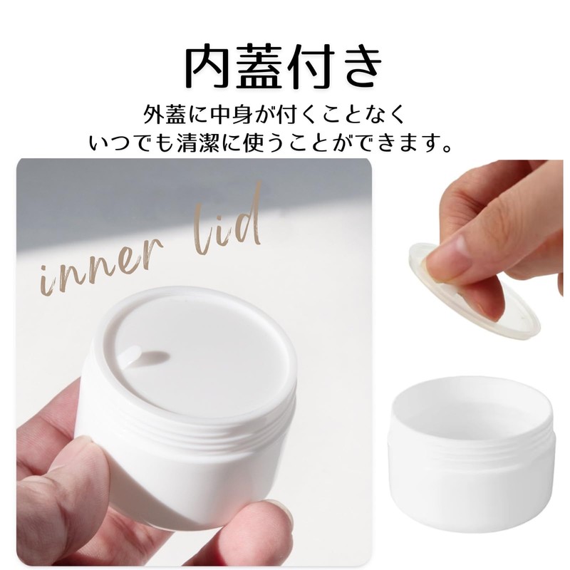 Copeflap Cream Containers, Small Cream Jar, 0.3 fl oz (10