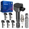 KAX Set of 6 Coil Pack & Iridium Spark Plugs