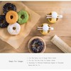 Donut Maker 2 Pack Plastic Donut Cutter Set with Dipping