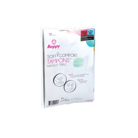 Beppy DRY 30 Stück Vorratspack - einzeln hygienisch verpackt, trocken, ohne Faden - Soft + Comfort Tampons / Schwamm tampons, die Tampons für mehr Freiheiten während der Periode (Liebe, Sauna, Sport, Schwimmen)