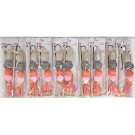 boots and barkley Lot of 10 boots & barkley Cat Toy catnip Infused chase wand w Mouse tassels Pink