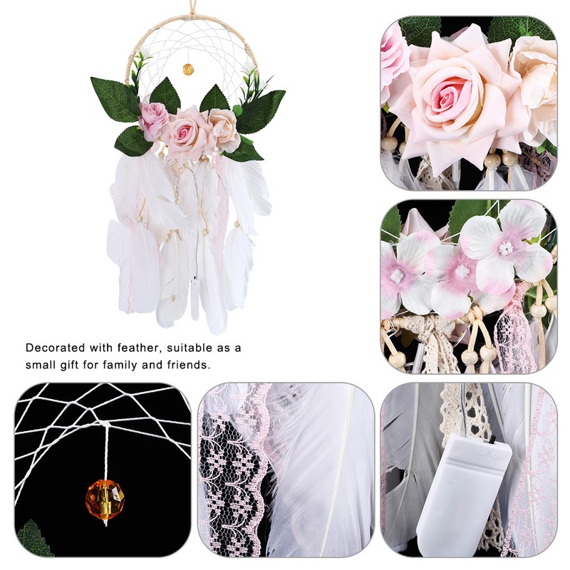 Home Garden Decoration Wall Hanging Feather Dreamcatcher Pendant Gift with