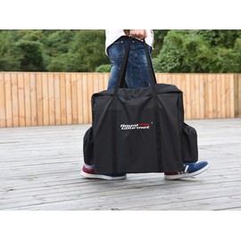 Royal Gourmet CB2101 Portable Grill Carry Bag, 600D Polyester Oxford Fabric Outdoor Tabletop Grill Griddle Carry Bag for Camping and Picnic, 20.28"L x 8.46"W x 18.11"H, Black