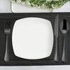 LIANYU 40-Piece Black Silverware Set for 8, Stainless Steel Flatware