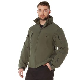 Rothco Conceal-Ops Carry Soft Shell Jacket (US, Alpha, X-Large, Regular, Regular, Olive Drab)