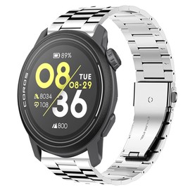 Compatible for COROS PACE 3 Bands, Lamshaw 22mm Stainless Steel Metal Replacement Strap Bracelet Men & Women Compatible for COROS PACE 3 / APEX 2 Pro / APEX Pro / APEX 46mm Smartwatch (22mm for PACE