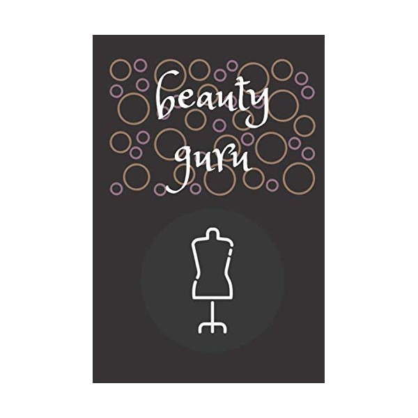 beauty guru: Notebook For KidsTeen GirlsTeenagersSketchbookWomenBeautiful notebookGift (110 Pages, Blank,