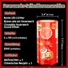 Ivtivfu Fireworks Bubble Machine, Automatic Fireworks Bubble Maker with Lights