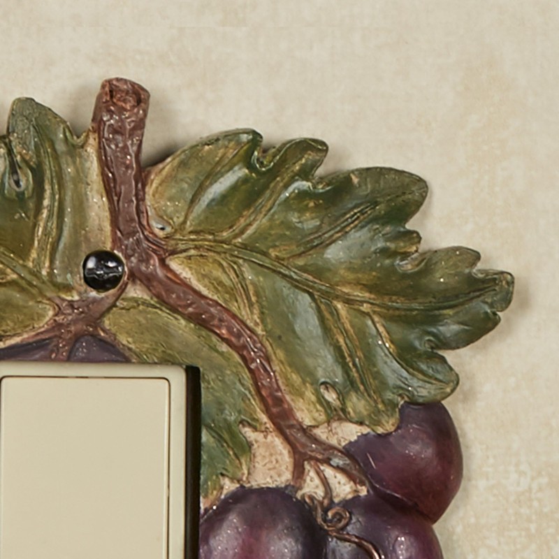 Touch of Class Grape Harvest Realistic Grapes Single Dimmer/Rocker -