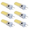 6Pcs G8 LED Bulb 5W Dimmable 2508 COB Energy Saving