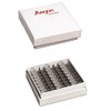 Argos Technologies R3010A Cardboard Freezer Box with 64 Place PCR Divider, 3" x 3" x 1"