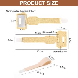 HENGBIRD 6pcs Hammer Toe Pads, Toe Splint, Toe Brace, Crooked Toe, Straightening, Toe Bandage, Hammer Toe Claw Toe Correction, Hammer Toe Small Toe Splint, Toe Correction