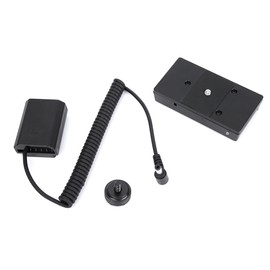 Portable F970 Dummy Battery Pack Coupler Adapter for NP-FZ100 Battery with Spring Cable