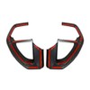 Cubierta de volante de fibra de carbono, accesorios para Toyota