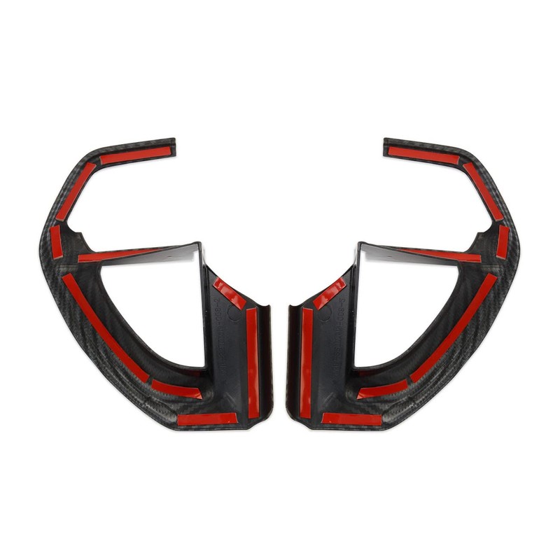 Cubierta de volante de fibra de carbono, accesorios para Toyota