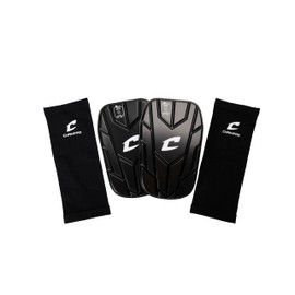 CHAMPRO C-Flex NOCSAE Soccer Shin Guard Insert with Compression Sleeves, Medium