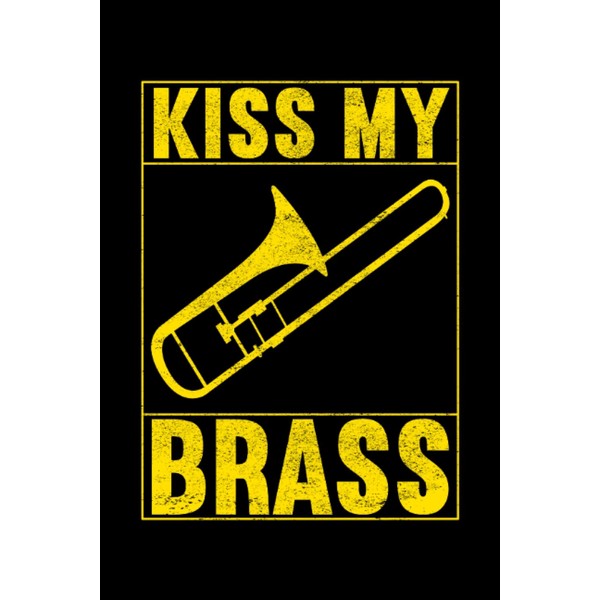 Trombone Brass Instrument Notebook: Notebook/Journal 120 Paged Dotted 6X9