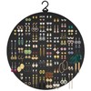 Nesyd Earring Organizer, Hanging Earring Holder Holds Up to 128