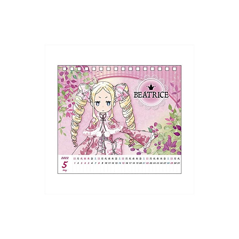 Re:Zero - Starting Life in Another World Desk Calendar