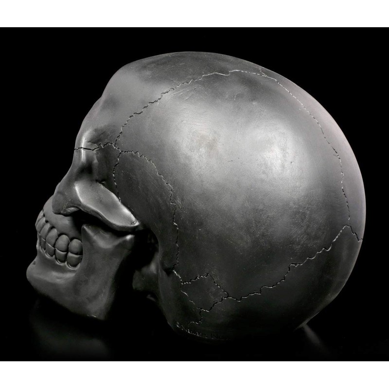 Figuren Shop GmbH Gothic Skull with Purple Crystal Embellishments -