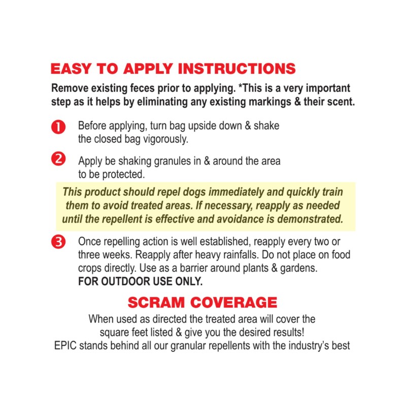 Dog Scram All Natural Granular Repellent - All-Natural, Animal, People