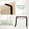 FWUNYVN 2 Pairs Over-The-Door Mirror Hanger, Adjustable Door Mirrors Hook