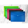 MPM Quality Plastic Folder for Documents - Document Bag with