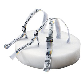 THERABAND Aquatic Closed Chain Buoyancy Disk with Foot Straps, Water Aerobics Equipment for Hydrotherapy for Hip, Leg, and Shoulder ROM and Stability, Swim Lessons, Swim Training and Aquatic Exercise