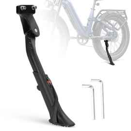 PSLER Bike Kickstand for 24"-29" Adult Bike Ebike MTB w/ 40mm Hole Spacing