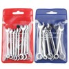 20 Pcs Open End Wrench Set, Mini Metric SAE Combination