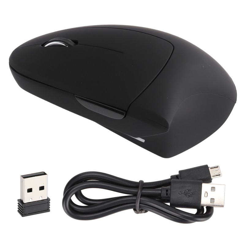 Ergonomic Wireless Mouse Comfortable Grip Power Saving Mode Stable Accurate