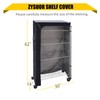 ZYSUOR Wire Shelf Cover Dust Protective Heavy-Duty Storage Rack Cover