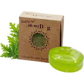 Oh My Dog Organic Fur Brightening Dog Soap – Antibacterial with Citronella & Tea Tree Oil – Pack of 2