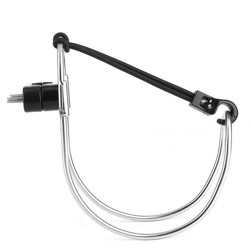 4.5in Stainless Steel Lifebuoy Ring Bracket Horseshoe Holder for Marine