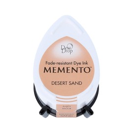 Tsukineko Memento Dew Drop Fade Resistant Inkpad of All Kinds, Desert Sand