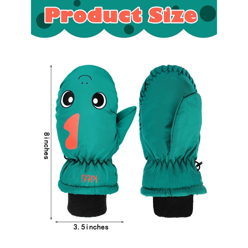3 pares de guantes de nieve impermeables para niños de