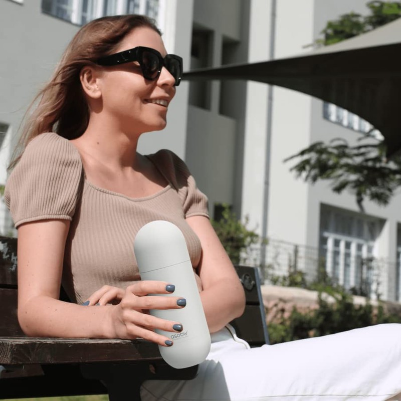 Asobu Orb Stainless Steel Double Wall Insulated Travel Water Bottle